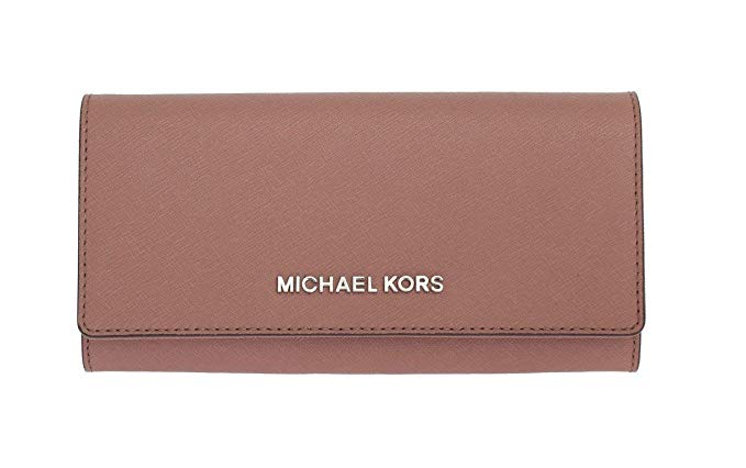 Michael Kors Jet Set Saffiano Leather Carryall Wallet