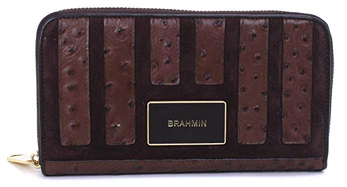Brahmin Leather Soft Checkboo Papaya Prague
