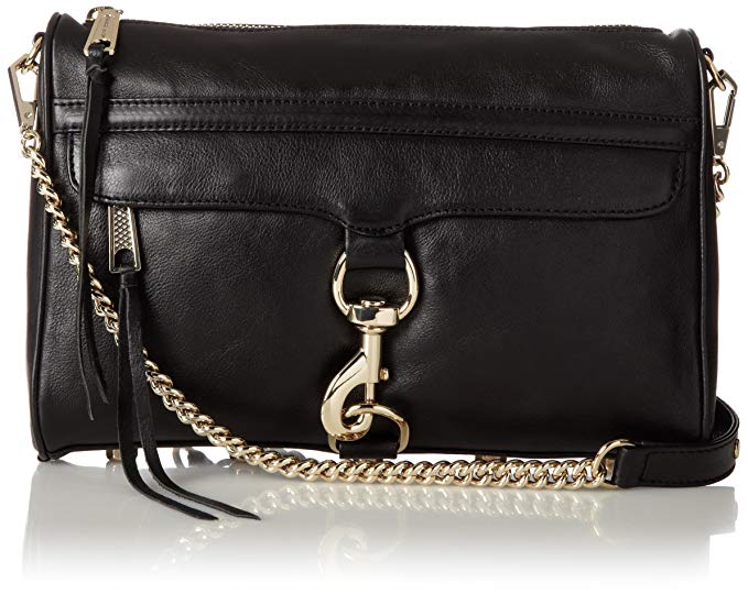 Rebecca Minkoff MAC H007E01C Convertible Cross-Body Handbag,Black,One Size