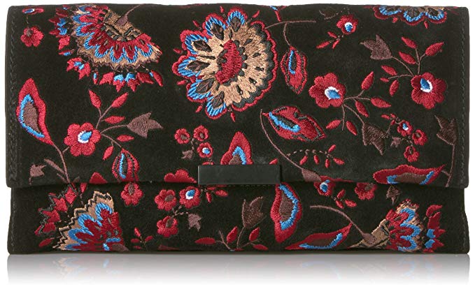 LOEFFLER RANDALL Tab Clutch (Embroidered Suede)