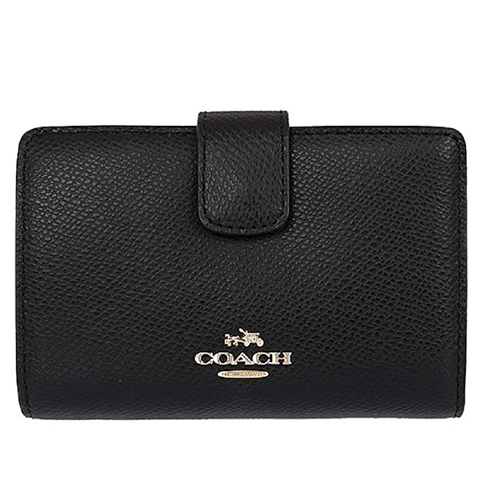 Coach Medium Crossgrain Leather Zip Wallet - #F53436
