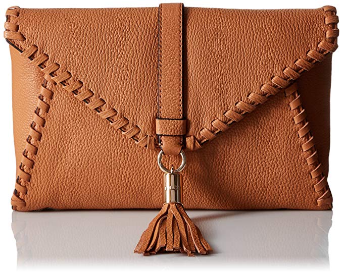 MILLY Astor Whipstitch Foldover Clutch